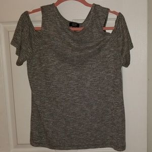 Jones New York Peek a Boo Shoulder Top